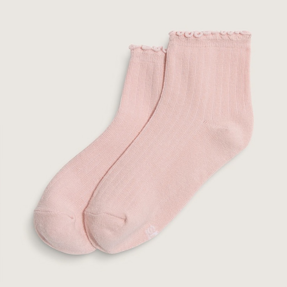 Vans Rose Pink Half Crew Socks